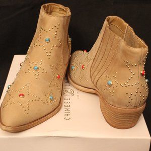 FAYME LEATHER ANKLE BOOT BY CHINESE LAUNDRY